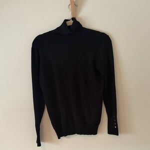 Zara Black Turtleneck Sweater